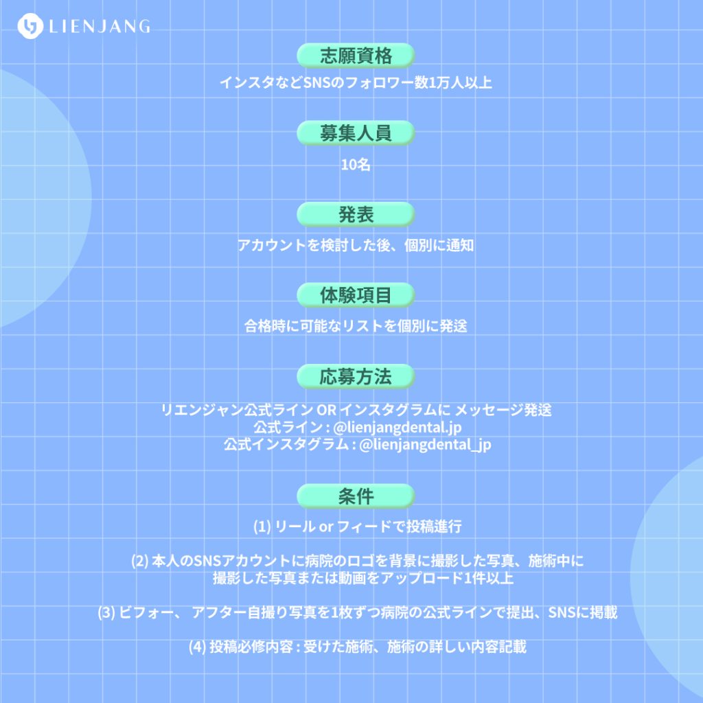 インフルエンサー募集1